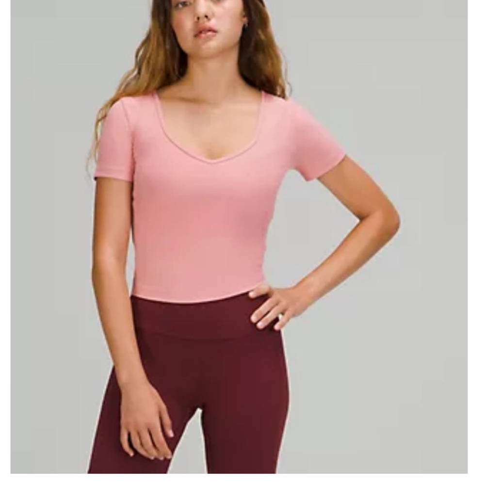 Lululemon Align T-Shirt, WORN ONLY ONCE! Tiny stain, easily removable!